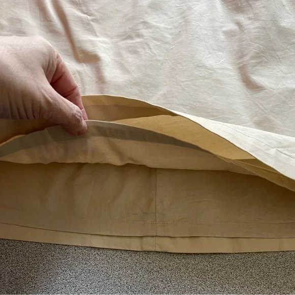 Vintage Y2K Gap Stretch Beige Skirt Size 10 - Picture 5 of 10